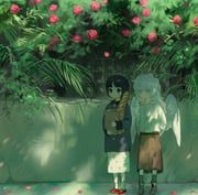 original, kani_no_onsen, 2girls, bag, baguette