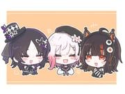 housho_margo, sakuraba_ema, sawatari_coco, mahou_shoujo_no_majo_saiban, kaboneko0821