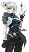 jett_(valorant), valorant, notaxuaxi, 1girl, armor