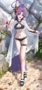 yukari_(blue_archive), yukari_(swimsuit)_(blue_archive), blue_archive, kemeleon, +_+