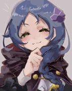 meili_portroute, re:zero_kara_hajimeru_isekai_seikatsu, sakumakiriz1, 1girl, blue_hair