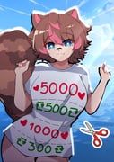 rakkun_sutaru, indie_virtual_youtuber, kimurasenpai, 1girl, :3
