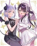 kaga_nazuna, kaga_sumire, vspo!, pome_charo, 2girls