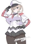 graf_zeppelin_(kancolle), kantai_collection, avater, 1girl, artist_name
