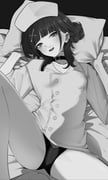 haibara_nono, astrae_oratio, salacia014, 1girl, bed