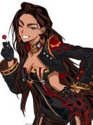 hyuna_(alien_stage), mavuika_(genshin_impact), alien_stage, genshin_impact, exchoshi