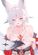hsin_(wuthering_waves), wuthering_waves, chunchun_pure, 1girl, animal_ear_fluff
