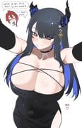 elizabeth_rose_bloodflame, nerissa_ravencroft, hololive, hololive_english, momokasleeps