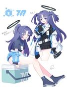 yuuka_(blue_archive), yuuka_(track)_(blue_archive), blue_archive, nagatsuki_kei_(nagatsuki22), 1girl