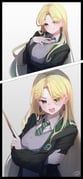 malfoid, harry_potter_(series), wizarding_world, mochikenyal, 1girl