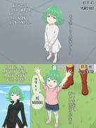 saitama_(one-punch_man), tatsumaki, one-punch_man, akii_(akii4z), 1boy