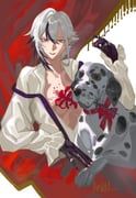 arlecchino_(genshin_impact), genshin_impact, aniol_art, 1girl, animal