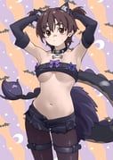 captain_(kemono_friends), cerberus_(kemono_friends), kemono_friends, tanabe_(fueisei), 1girl