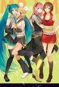hatsune_miku, kagamine_rin, megurine_luka, meiko_(vocaloid), vocaloid
