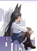 hoshimi_miyabi, zenless_zone_zero, mashaer, 1girl, alternate_costume