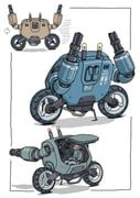 original, gatling_santouhei, 1other, animal-themed_vehicle, crab
