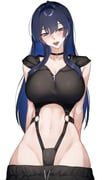 ouro_kronii, hololive, hololive_english, hunk_404, 1girl