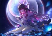 columbina_(genshin_impact), genshin_impact, illustuttillust, 1girl, bare_shoulders