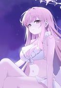 mika_(blue_archive), mika_(swimsuit)_(blue_archive), blue_archive, orblack, 1girl