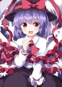 nagae_iku, touhou, ruu_(tksymkw), 1girl, :d