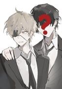 denji_(chainsaw_man), yoshida_hirofumi, chainsaw_man, nightcroack, 2boys
