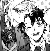 edmond_dantes_(fate), fujimaru_ritsuka_(male), fujimaru_ritsuka_(male)_(chaldea_academy_school_uniform), the_count_of_monte_cristo_(academy_outfit)_(fate), the_count_of_monte_cristo_(fate)