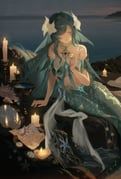 vodyanitsa_(genshin_impact), vodyanitsa_(water_imp)_(genshin_impact), genshin_impact, minensu, 1girl