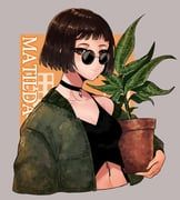 mathilda_lando, leon_the_professional, kim_nyangpeon, 1girl, black_choker