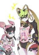 aria_(human)_(cuteness_loading)_(zenless_zone_zero), aria_(human)_(zenless_zone_zero), aria_(robot)_(zenless_zone_zero), aria_(zenless_zone_zero), nangong_yu
