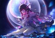 columbina_(genshin_impact), genshin_impact, illustuttillust, 1girl, bare_shoulders