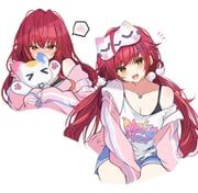 natsu_(nekota_tsuna), nekota_tsuna, nekota_tsuna_(loungewear), vspo!, nishiki_yuno