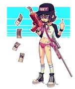 leafyishere, cosu_lewd, 1boy, abstract_background, bandaid