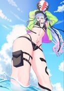 lilith_(fate), lilith_(swimsuit_rider)_(first_ascension)_(fate), fate/grand_order, fate_(series), rain_illustration