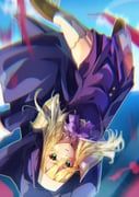 sharon_holygrail, engage_kiss, cruzango0510, 1girl, aerial_battle