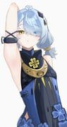 dracaene_sunbringer, zenless_zone_zero, 0113mey, 1girl, :o