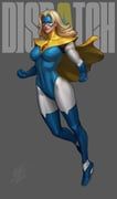blonde_blazer, dispatch, kodiart96, 1girl, arms_at_sides