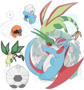bagon, flygon, salamence, shelgon, trapinch