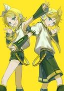 kagamine_len, kagamine_rin, vocaloid, torino_kawazu, 1boy