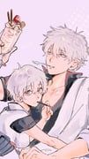 sakata_ginko, sakata_gintoki, gintama, 1boy, 1girl