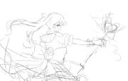 ootori_emu, project_sekai, pnyo_emc, 1girl, blush