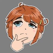 christ-chan, original, 1girl, ahoge, blue_eyes