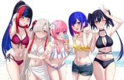 harusaruhi, isekaijoucho, kaf_(kamitsubaki_studio), koko_(kamitsubaki_studio), rim_(kamitsubaki_studio)