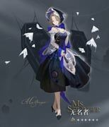 ms._stranger_(reverse:1999), reverse:1999, 1girl, bare_shoulders, black_bonnet