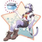 joezen_(live_a_hero), live_a_hero, mesameri_x, 1boy, animal_ears