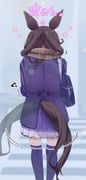 rice_shower_(umamusume), umamusume, shijima_(shizima_03), 1girl, afterimage