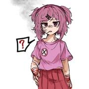 natsuki_(doki_doki_literature_club), doki_doki_literature_club, ting_mong, 1girl, ?