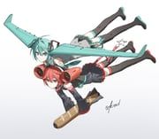 hatsune_miku, kasane_teto, kasane_teto_(utau), utau, vocaloid