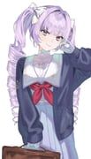 hyakumantenbara_salome, hyakumantenbara_salome_(school_uniform), nijisanji, h_i_n_a_t_0714, 1girl