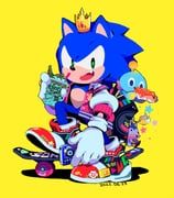 neutral_chao, sonic_the_hedgehog, sonic_(series), aimf, 1990s_fashion