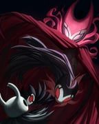 grimm_(hollow_knight), grimmchild, knight_(hollow_knight), nightmare_king_grimm_(hollow_knight), hollow_knight